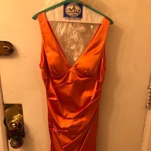 Coral Cocktail Dress